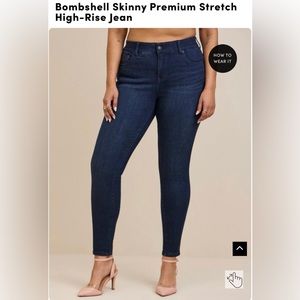 Bombshell Skinny Premium Stretch High-Rise Jean